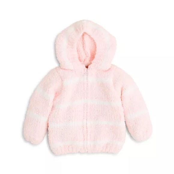 NWT Angel Dear Girls' Striped Hooded Jacket - Baby - Picture 1 of 5